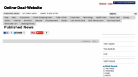 What Onlinedealwebsite.com website looked like in 2013 (10 years ago)