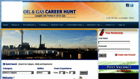 What Oilgascareerhunt.in website looked like in 2013 (10 years ago)
