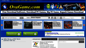 What Ovagame.com website looked like in 2013 (10 years ago)
