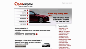 What Opencarprice.com website looked like in 2013 (10 years ago)