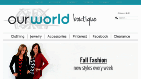 What Ourworldboutique.com website looked like in 2013 (10 years ago)