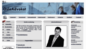 What Osloadvokat.no website looked like in 2013 (10 years ago)