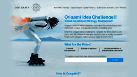 What Origamichallenge.com website looked like in 2013 (10 years ago)