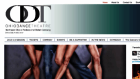 What Ohiodancetheatre.org website looked like in 2014 (10 years ago)