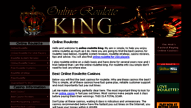 What Onlinerouletteking.com website looked like in 2014 (10 years ago)