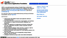 What Osafoundation.org website looked like in 2014 (10 years ago)