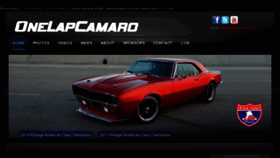 What Onelapcamaro.com website looked like in 2014 (10 years ago)