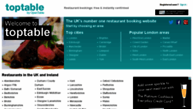 What Opentable.fr website looked like in 2014 (10 years ago)