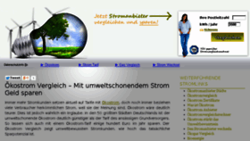 What Oekostrom-vergleichen.de website looked like in 2014 (10 years ago)