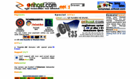 What Orihost.com website looked like in 2014 (10 years ago)