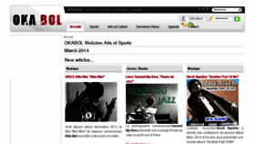 What Okabol.com website looked like in 2014 (10 years ago)