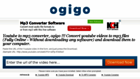 What Ogigo.com website looked like in 2014 (10 years ago)