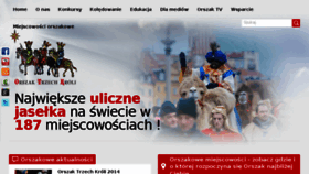 What Orszak.org website looked like in 2014 (10 years ago)
