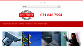 What Onepointmaintenance.co.za website looked like in 2014 (10 years ago)