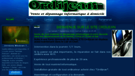 What Ordijean.fr website looked like in 2014 (10 years ago)