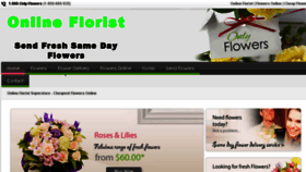 What Onlineflorist.com.au website looked like in 2014 (10 years ago)