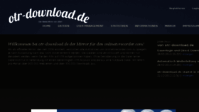 What Otr-download.de website looked like in 2014 (9 years ago)