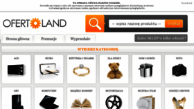 What Ofertoland.pl website looked like in 2014 (9 years ago)