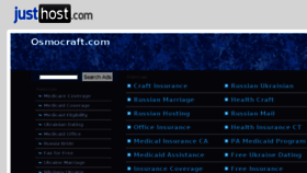 What Osmocraft.com website looked like in 2014 (9 years ago)