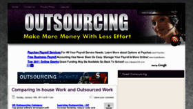 What Offshoreoutsource.co.uk website looked like in 2011 (13 years ago)