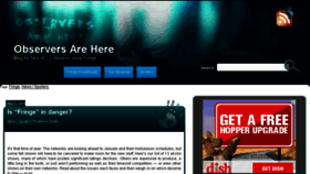 What Observersarehere.com website looked like in 2014 (11 years ago)