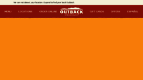 What Outbacksteakhouse.com website looked like in 2014 (9 years ago)