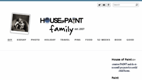 What Ourhouseofpaint.com website looked like in 2014 (9 years ago)