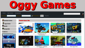 What Oggygame.com website looked like in 2014 (9 years ago)