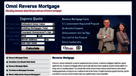 What Omnireversemortgage.com website looked like in 2014 (9 years ago)