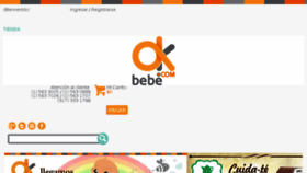 What Okbebe.com website looked like in 2014 (9 years ago)