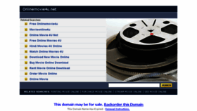 What Onlinemovie4u.net website looked like in 2014 (9 years ago)
