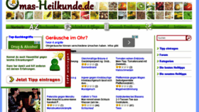 What Omas-heilkunde.de website looked like in 2014 (9 years ago)