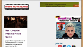 What Onlinemoviequotes.com website looked like in 2014 (9 years ago)