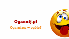 What Ogarnij.pl website looked like in 2014 (11 years ago)