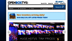 What Openboxtvs.com website looked like in 2014 (10 years ago)