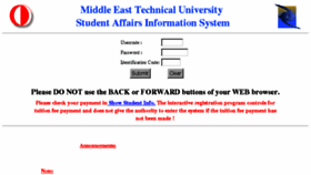 What Oibs.metu.edu.tr website looked like in 2014 (9 years ago)