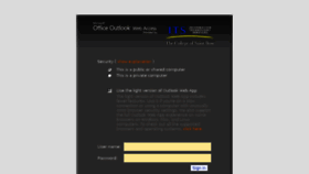 What Outlook.strose.edu website looked like in 2014 (9 years ago)