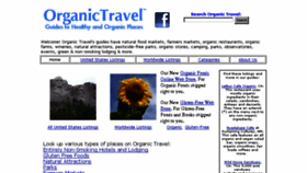 What Organictravel.com website looked like in 2014 (9 years ago)