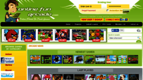 What Onlinefunarcade.com website looked like in 2015 (9 years ago)