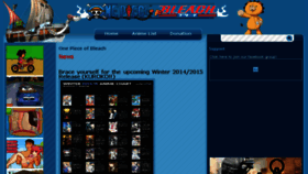 What Onepieceofbleach.com website looked like in 2015 (10 years ago)