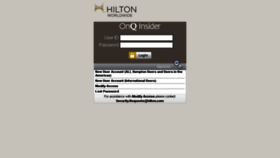 What Onqinsider.hilton.com website looked like in 2015 (9 years ago)