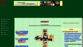 What Oridev.org website looked like in 2015 (9 years ago)