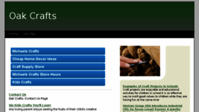 What Oakcrafts.com website looked like in 2015 (9 years ago)