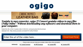 What Ogigo.com website looked like in 2015 (9 years ago)