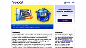 What Open.login.yahoo.com website looked like in 2015 (9 years ago)