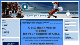What Ozcruiseclub.com.au website looked like in 2015 (9 years ago)