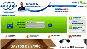 What Oscaro.es website looked like in 2015 (9 years ago)