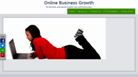 What Onlinebusinessgrowth.net website looked like in 2015 (9 years ago)