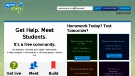 What Openstudy.com website looked like in 2015 (10 years ago)