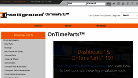 What Ontimeparts.com website looked like in 2015 (9 years ago)